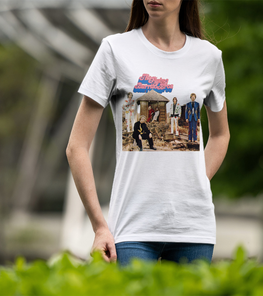 The Flying Burrito Bros The Gilded Palace Of Sin Album Cover Band Members In Colorful Suits T-Shirt