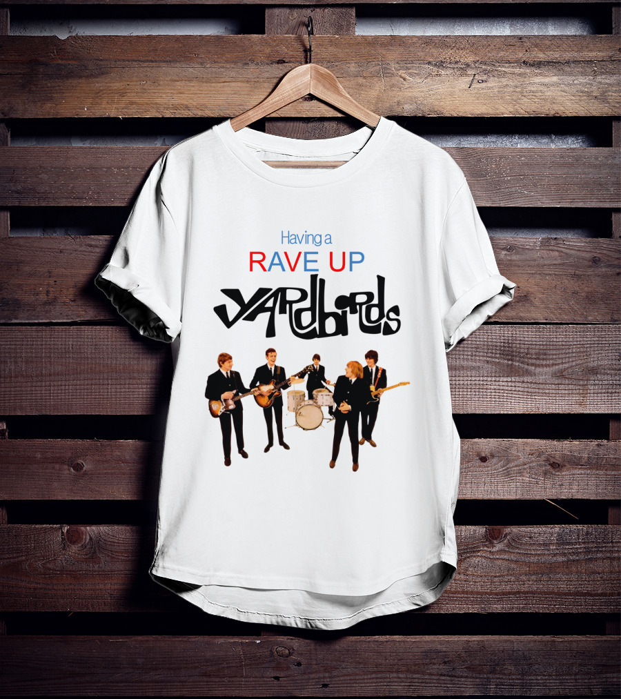 Yardbirds Having A Rave Up Band Performance T-Shirt
