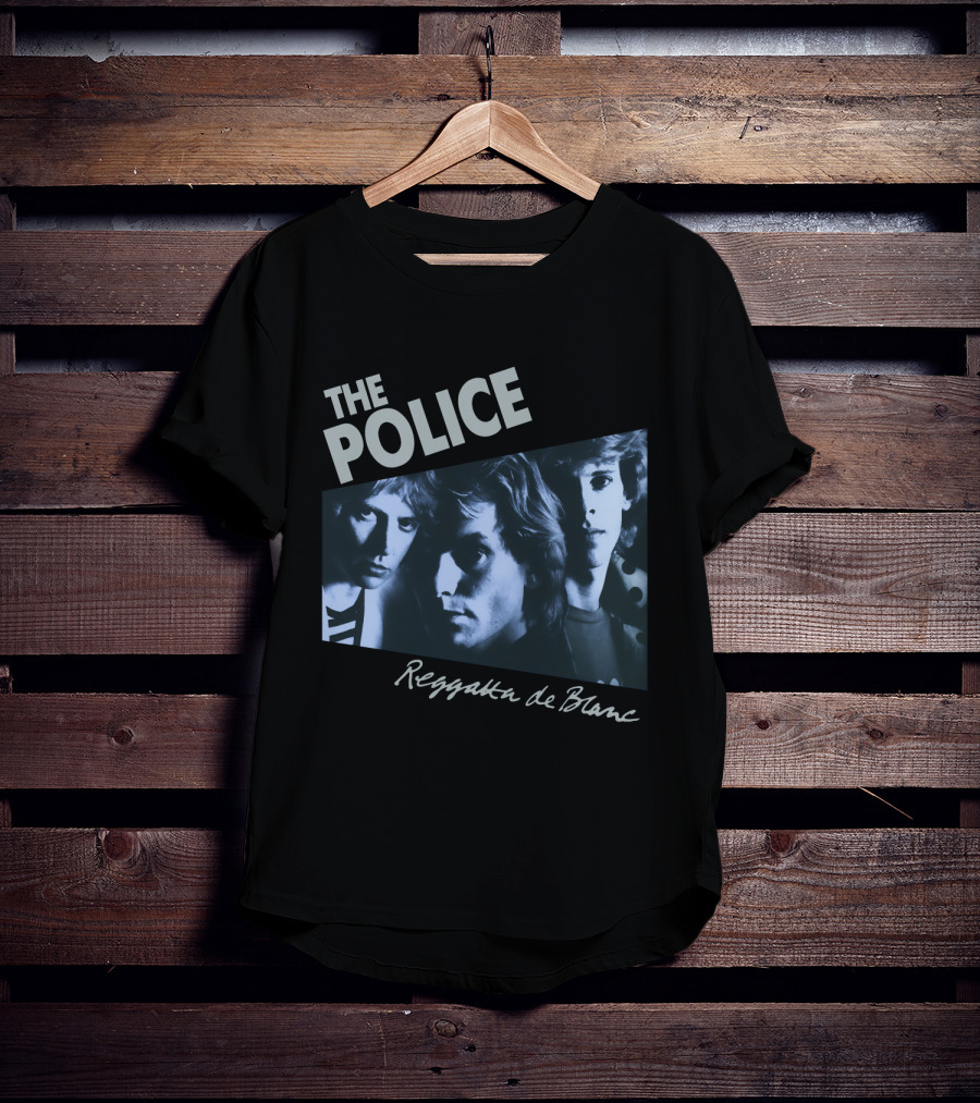 The Police Reggatta De Blanc Band Members Photo T-Shirt