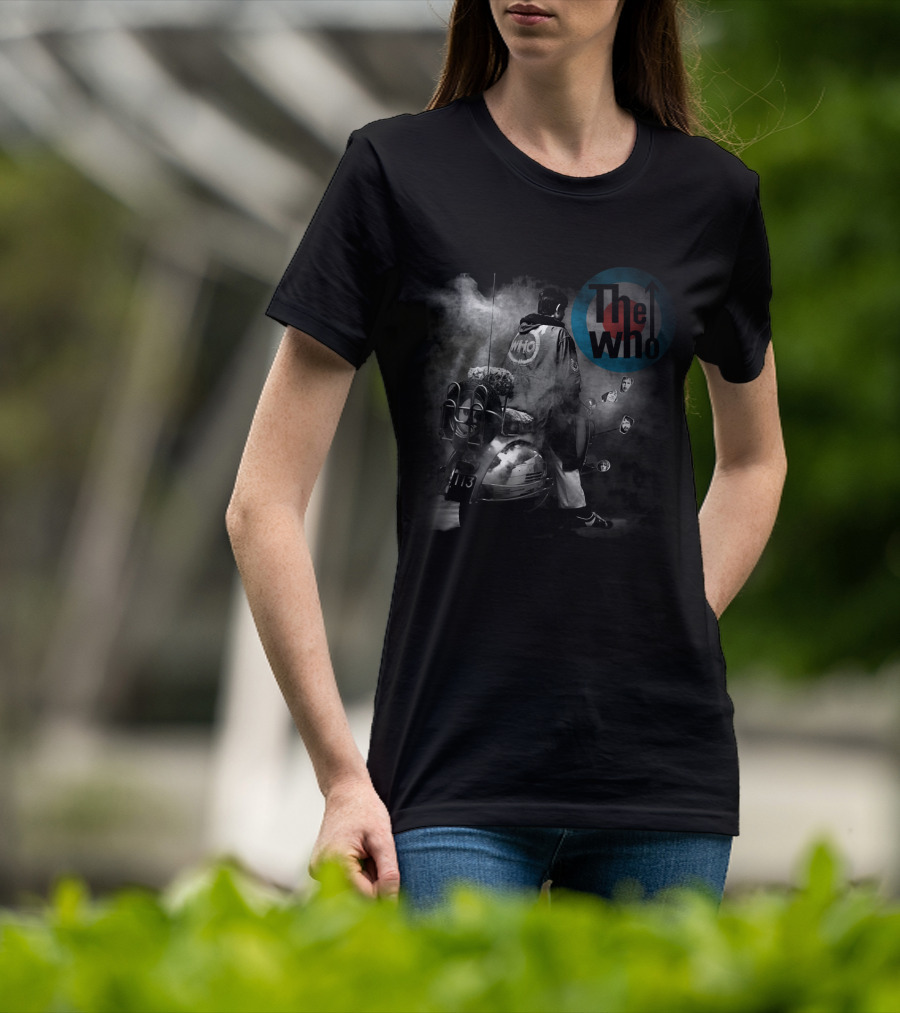 The Who Quadrophenia Mod Scene Vespa Scooters Rock Album Art T-Shirt