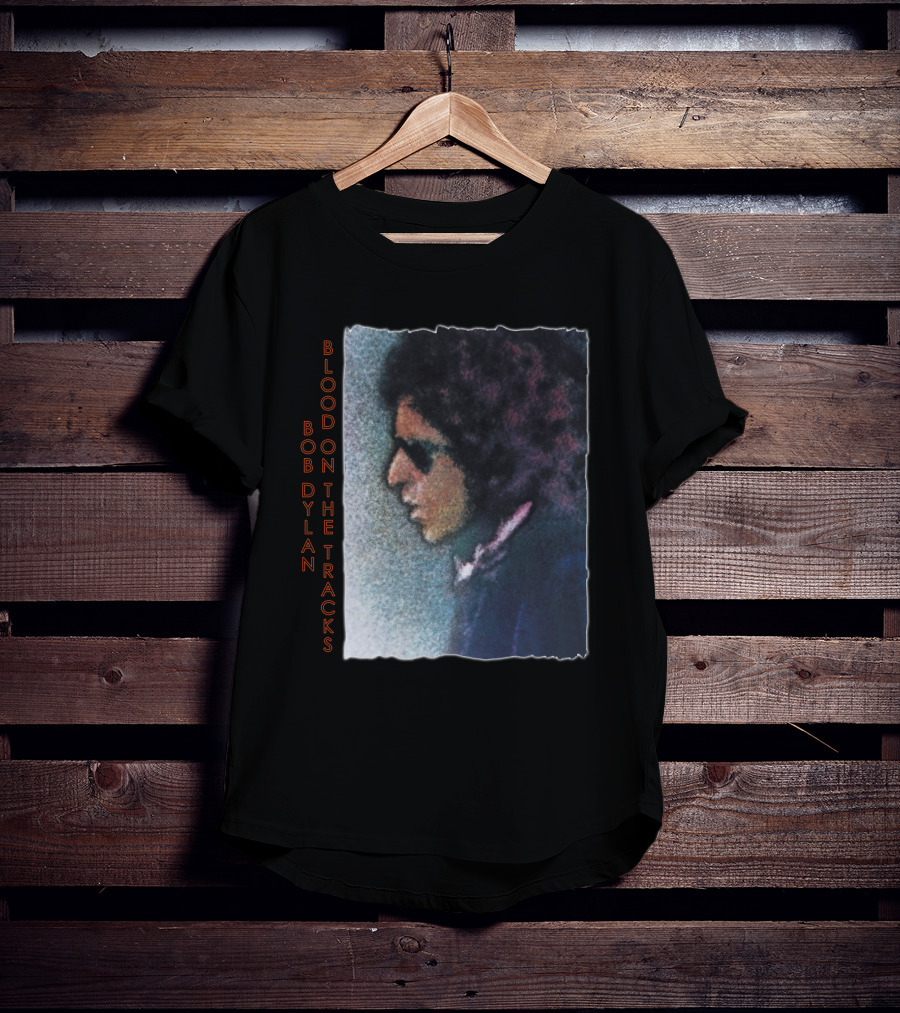 Bob Dylan Blood On The Tracks Album Cover T-Shirt