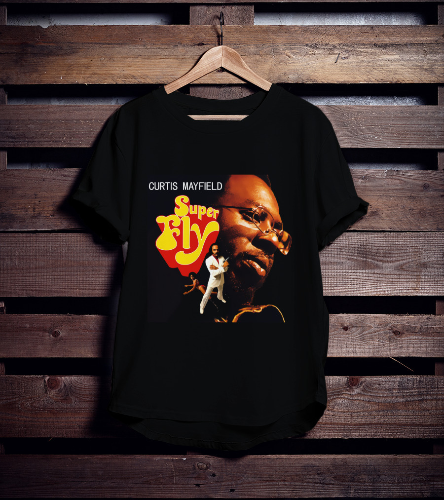 Curtis Mayfield Super Fly Classic Album Cover T-Shirt