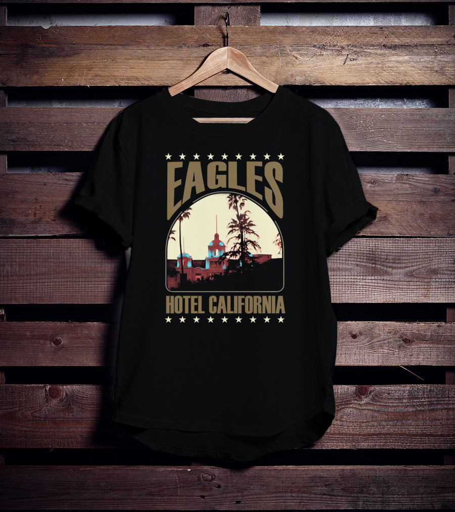 Eagles Hotel California Vintage Concert Album Art T-Shirt