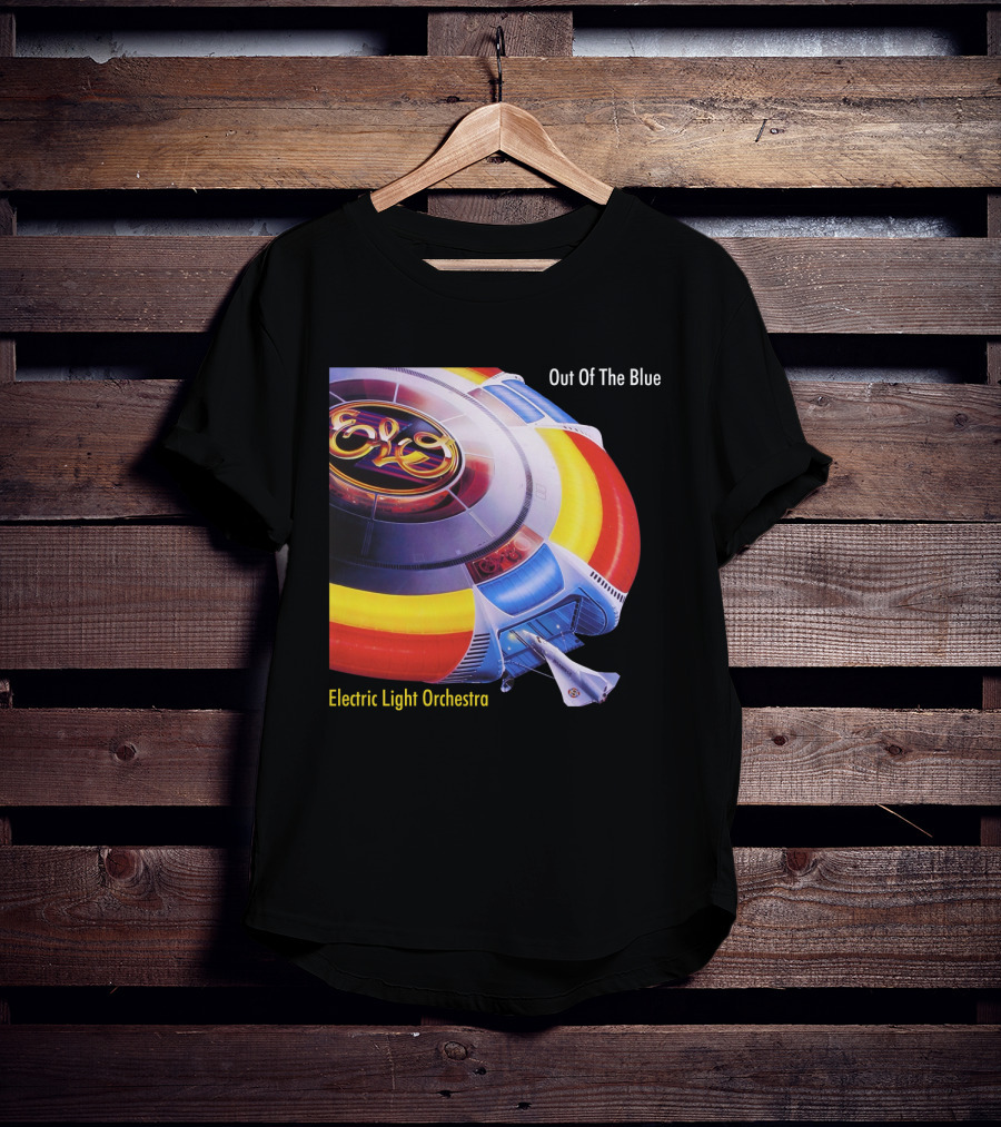 ELO Electric Light Orchestra Out Of The Blue Spaceship T-Shirt