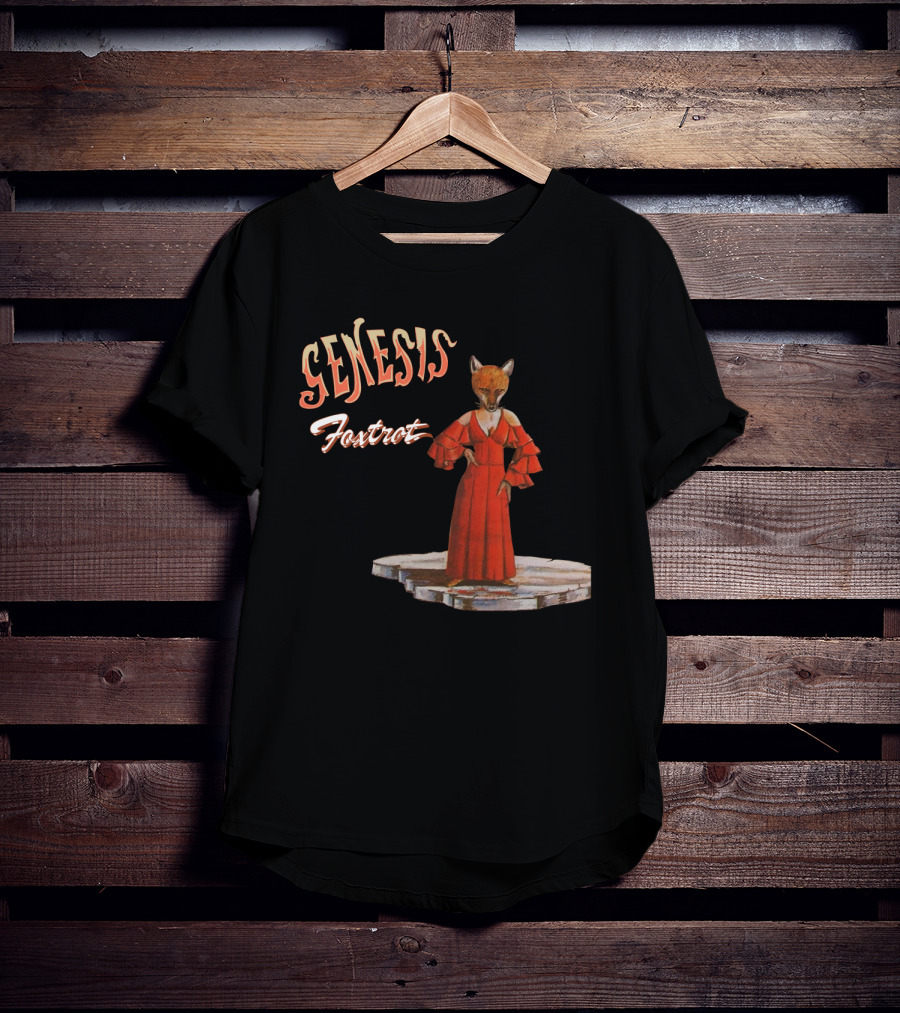 Genesis Fox In Red Dress Foxtrot T-Shirt
