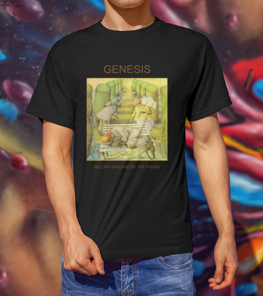Genesis Selling England By The Pound Vintage Album Cover Art T-Shirt