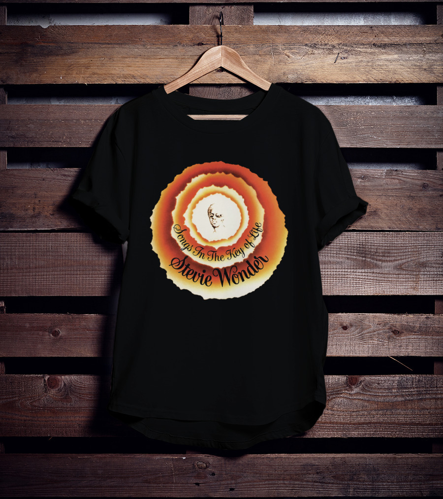 Stevie Wonder Songs In The Key Of Life Vintage Circular T-Shirt