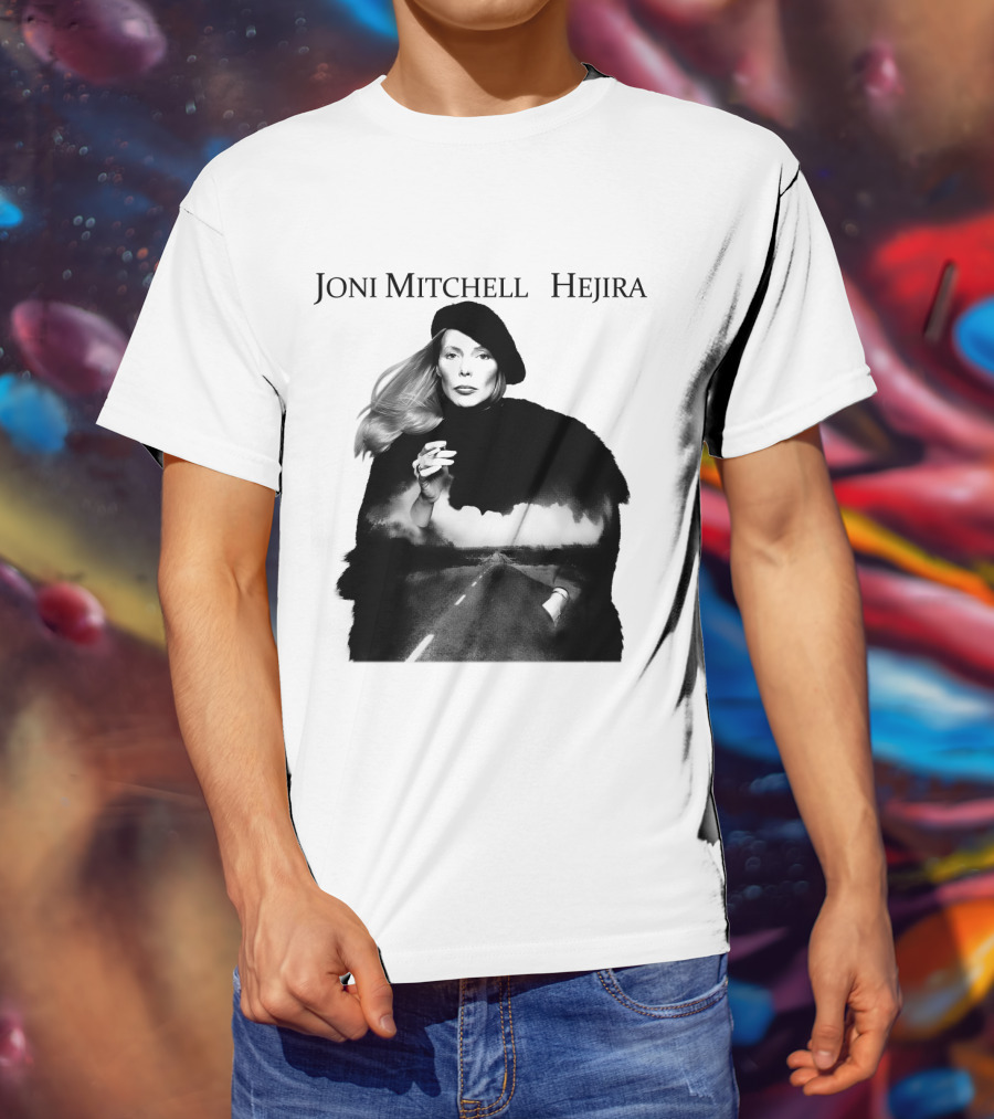 Joni Mitchell Hejira Album Cover Road T-Shirt