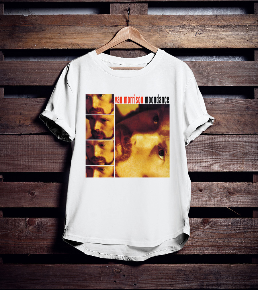 Van Morrison Moondance 1970 Album Cover T-Shirt