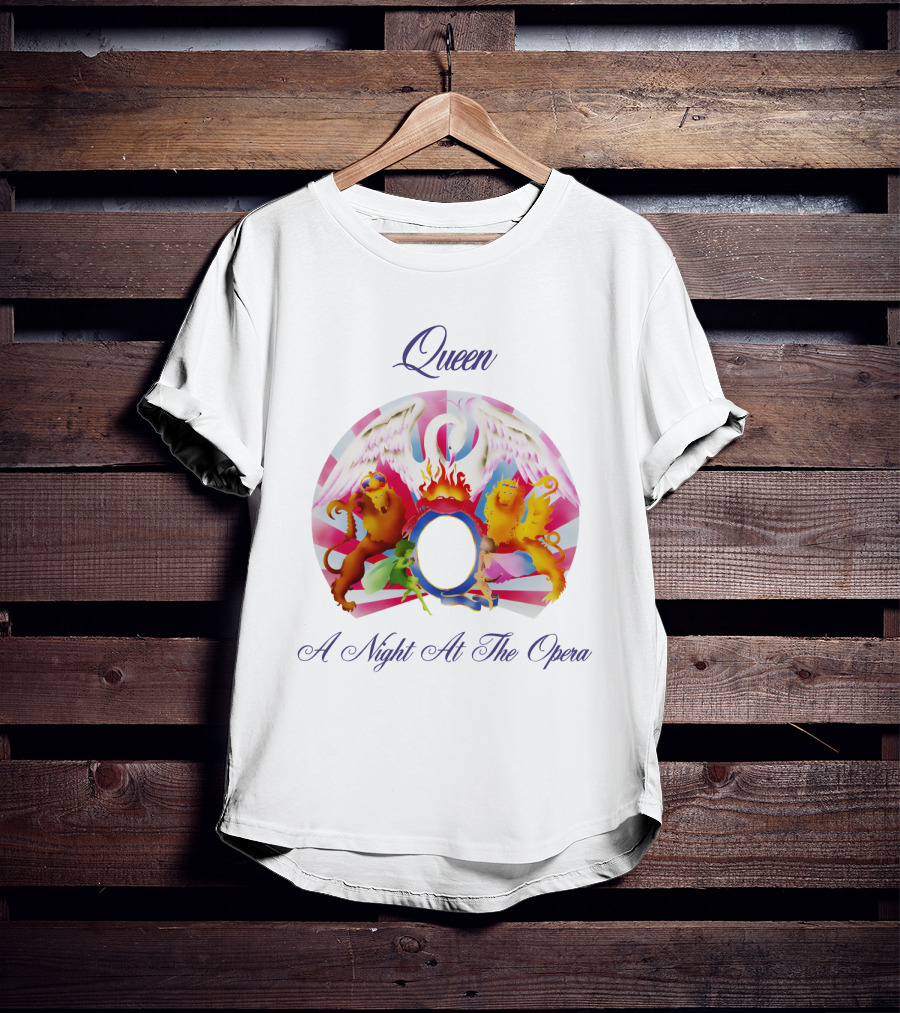 Queen A Night At The Opera Lion Phoenix T-Shirt