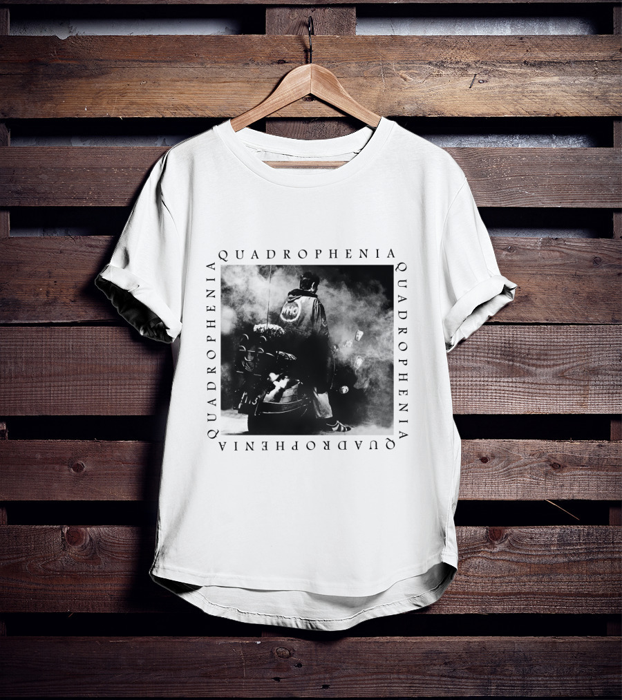 Quadrophenia The Who Motorcycle Jacket Smoke Image T-Shirt