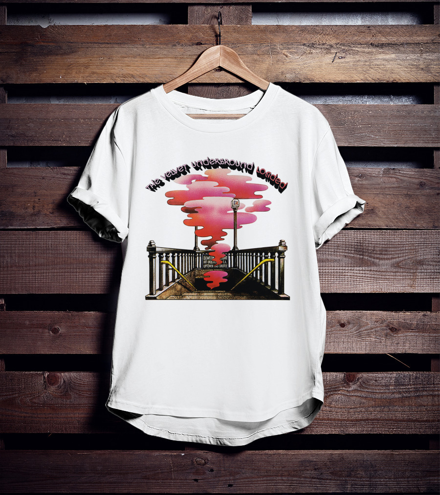 The Velvet Underground Loaded 1970 Album Subway Artwork Junction Brooklyn Uptown Via 8th Avenue Station T-Shirt