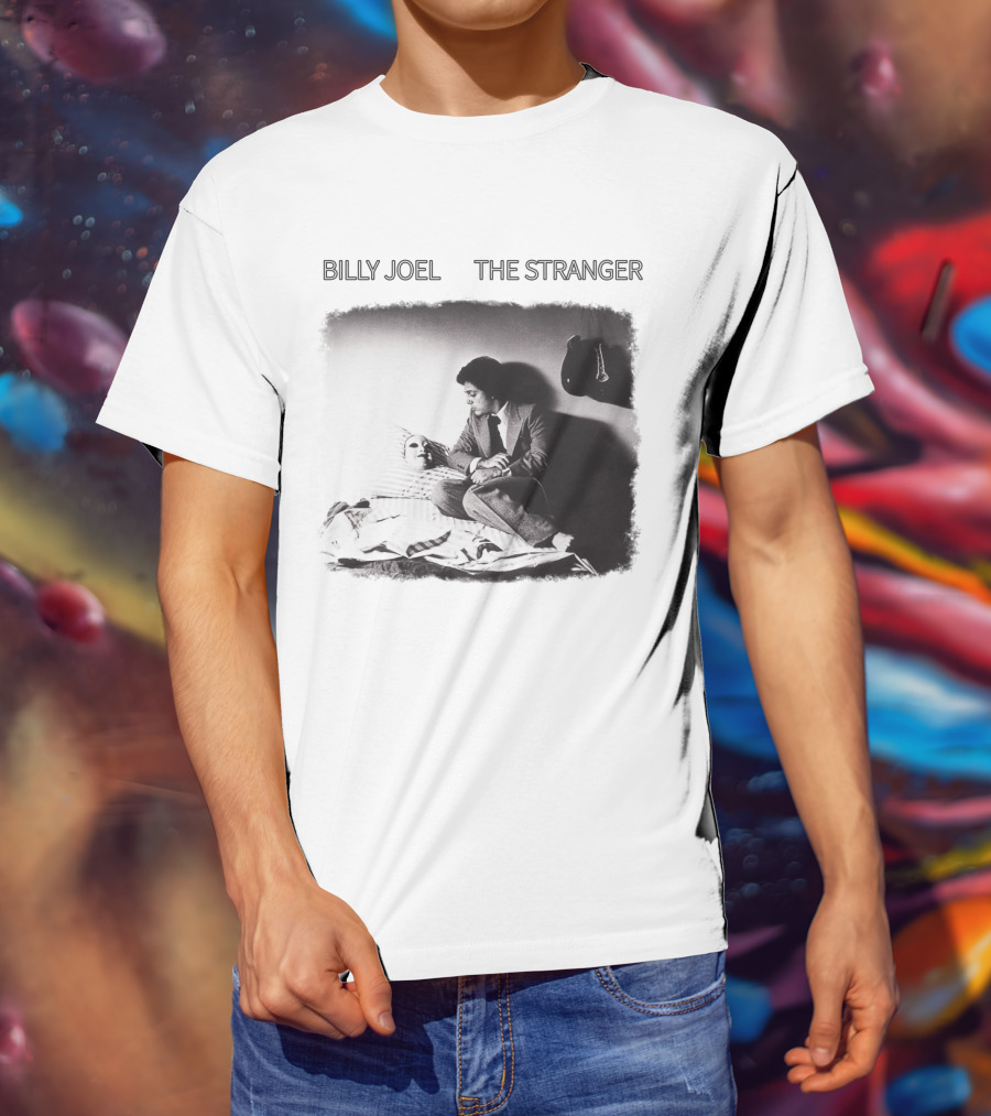 Billy Joel The Stranger Album Cover Sitting On Bed With Mask T-Shirt