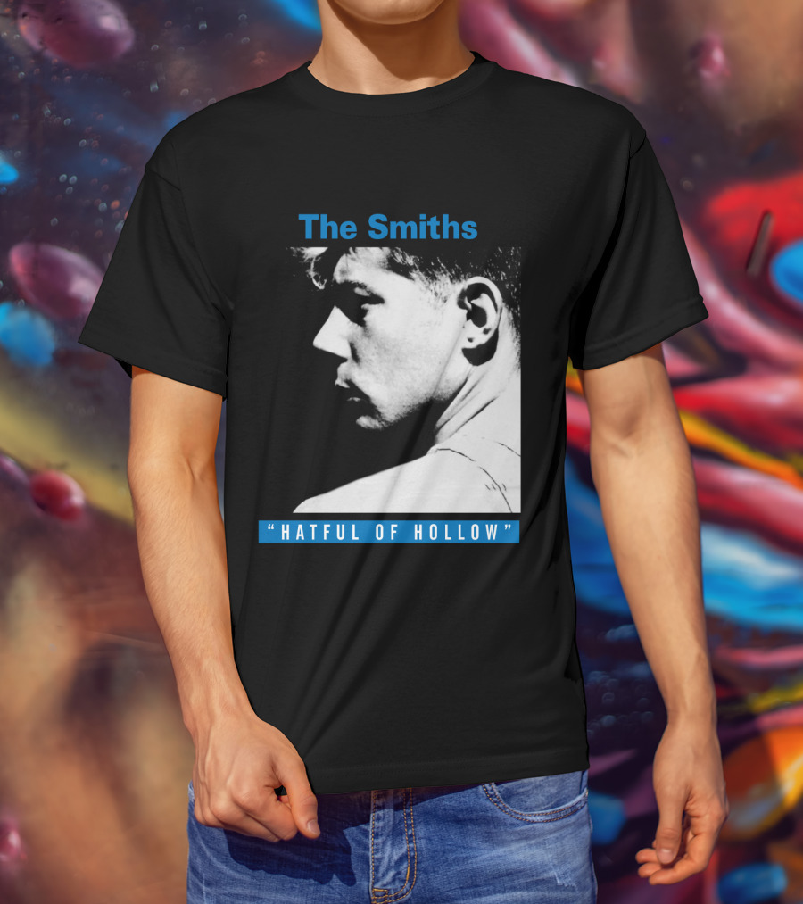 The Smiths Hatful Of Hollow Black And White Profile T-Shirt