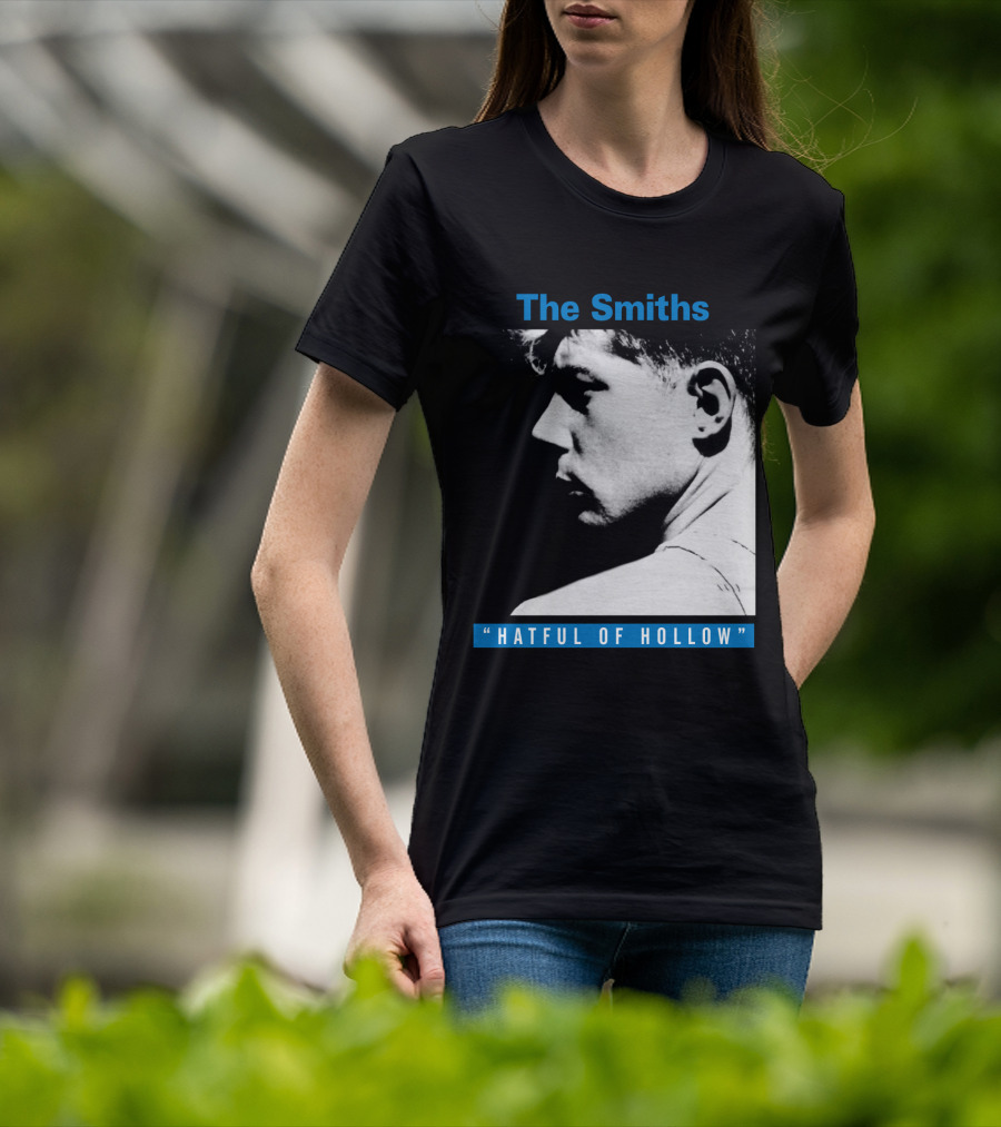 The Smiths Hatful Of Hollow Black And White Profile T-Shirt