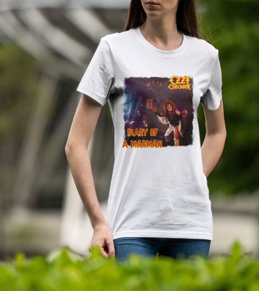 Ozzy Osbourne Diary Of A Madman Album Cover T-Shirt