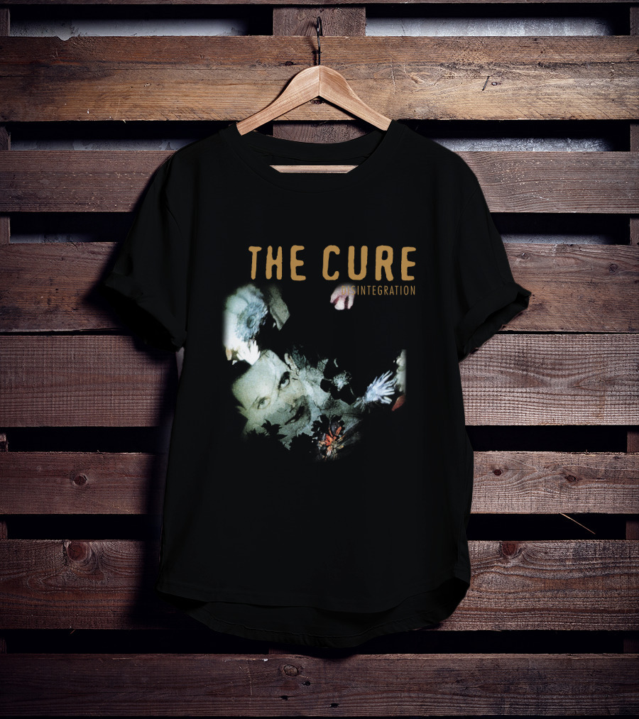 The Cure Disintegration Album Cover Floral Collage T-Shirt