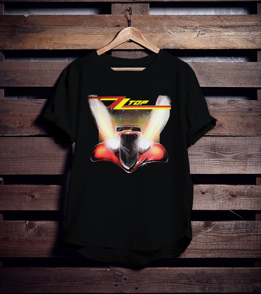 Zz Top Eliminator Hot Rod Album Cover Vintage 80S Band Merch T-Shirt