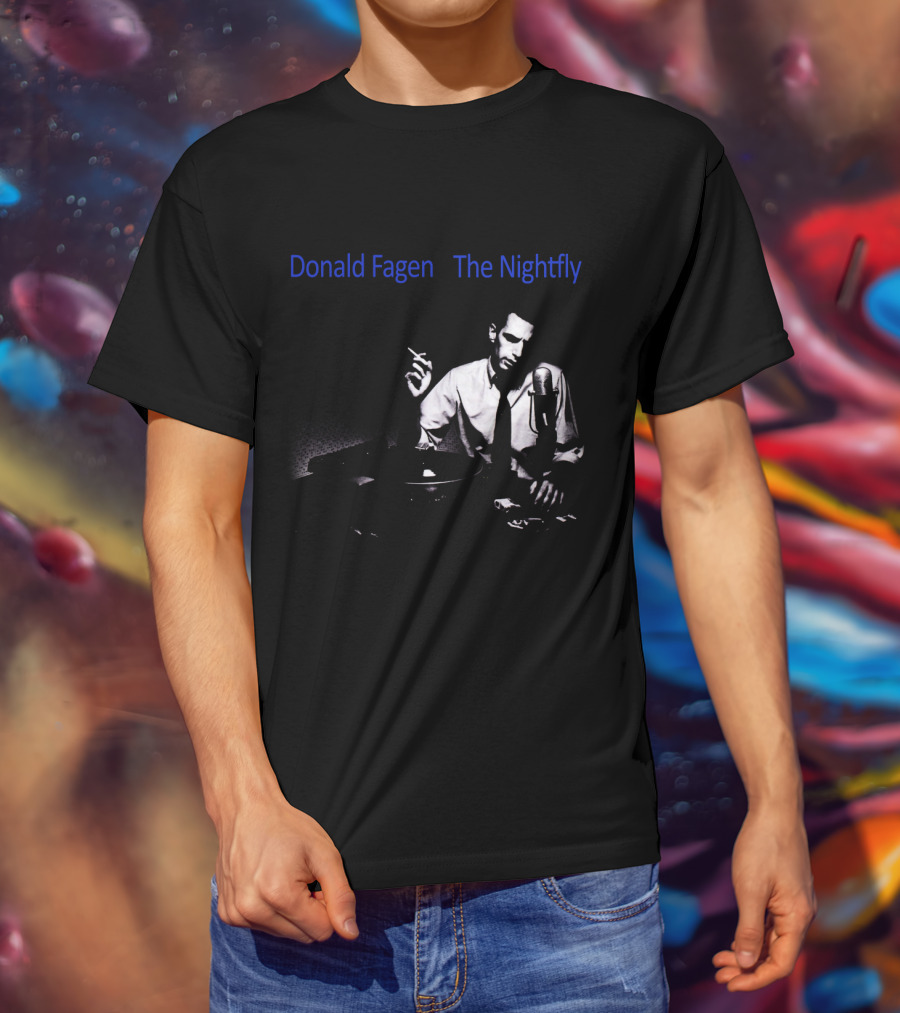 Donald Fagen The Nightfly Jazz Radio Host T-Shirt