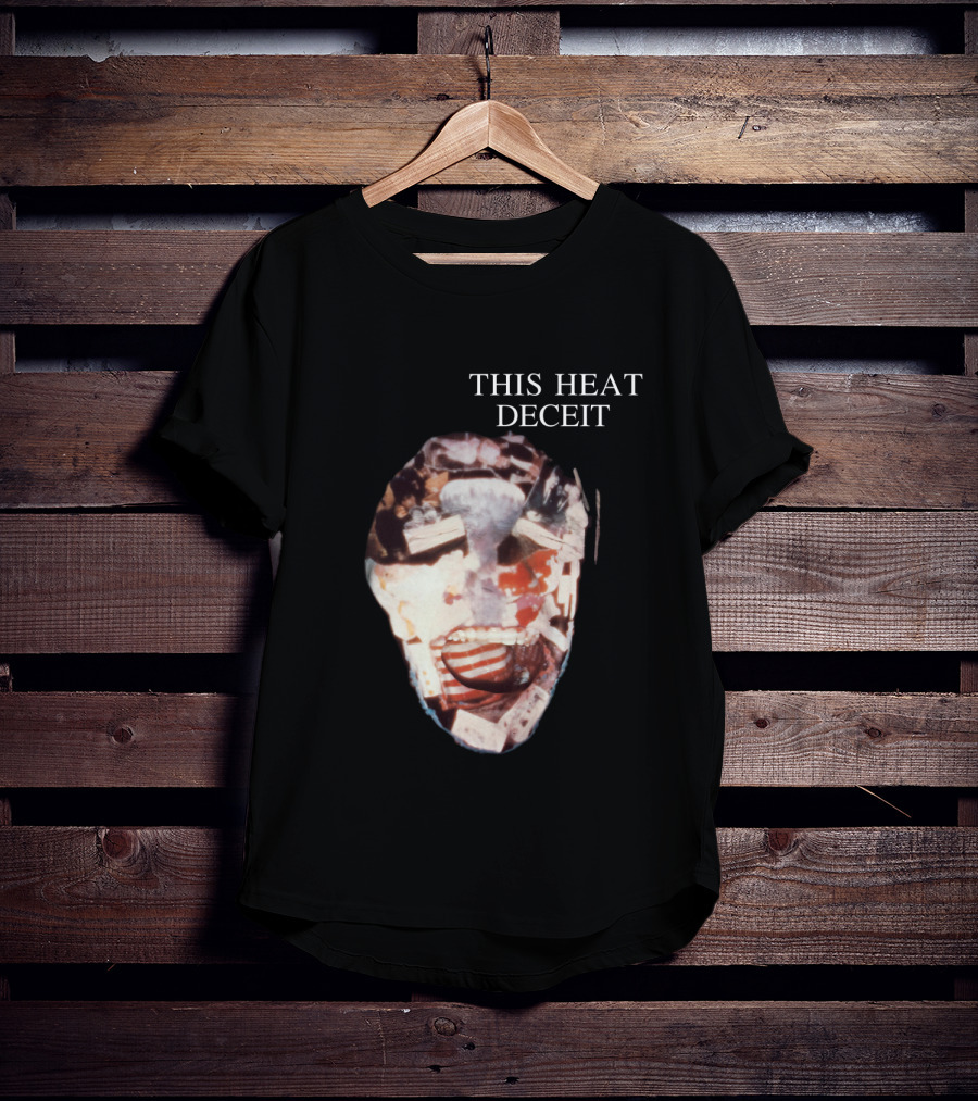 This Heat Deceit Mask Collage T-Shirt