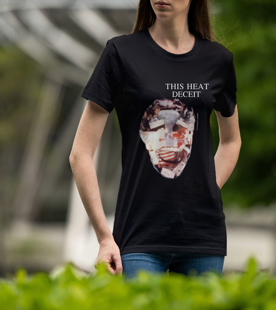 This Heat Deceit Mask Collage T-Shirt