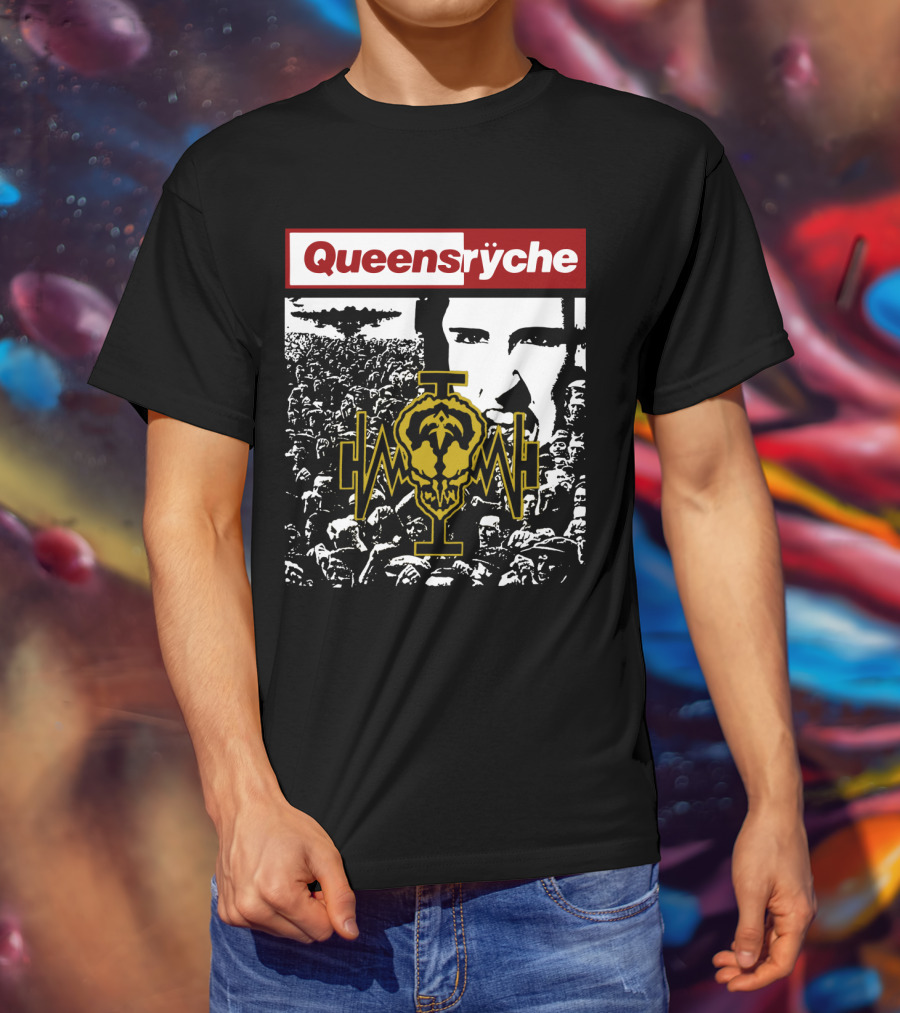 Queensrÿche Operation Mindcrime Album Artwork Iconic Skull T-Shirt