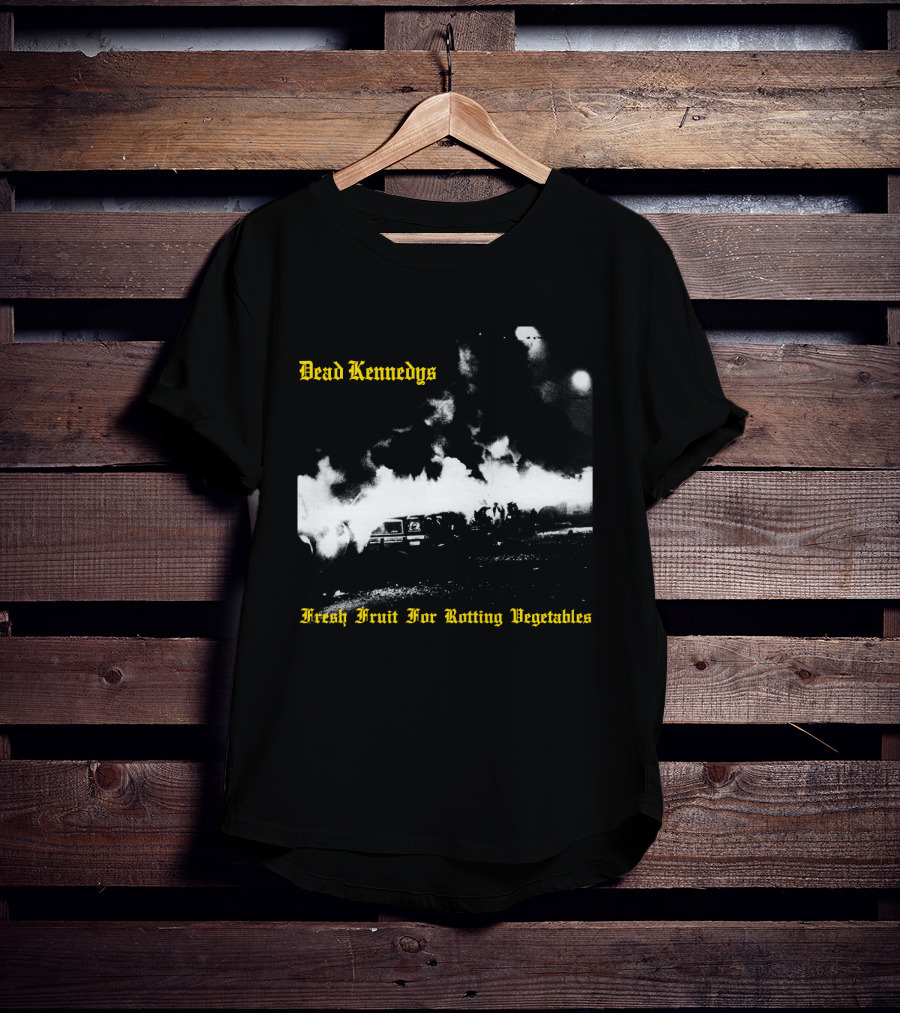 Dead Kennedys Fresh Fruit For Rotting Vegetables Burning Cars Scene T-Shirt