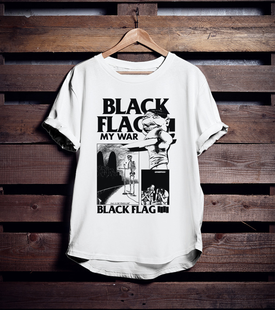 Black Flag My War This Is The Punch Line T-Shirt