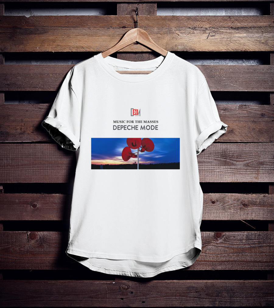 DEPECHE MODE Music For The Masses Sunset Speakers T-Shirt