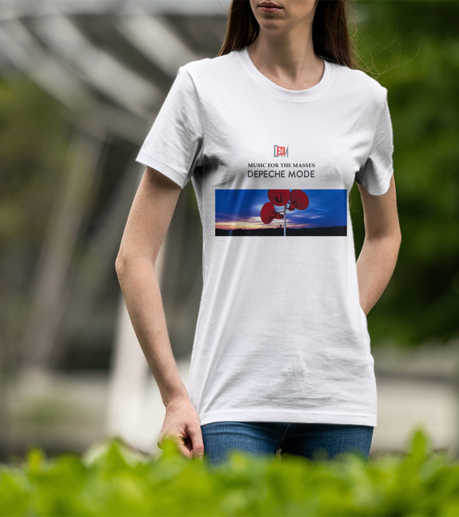 DEPECHE MODE Music For The Masses Sunset Speakers T-Shirt