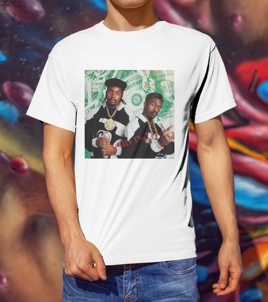 Eric B And Rakim Paid In Full Vintage Hip-Hop Album Cover T-Shirt