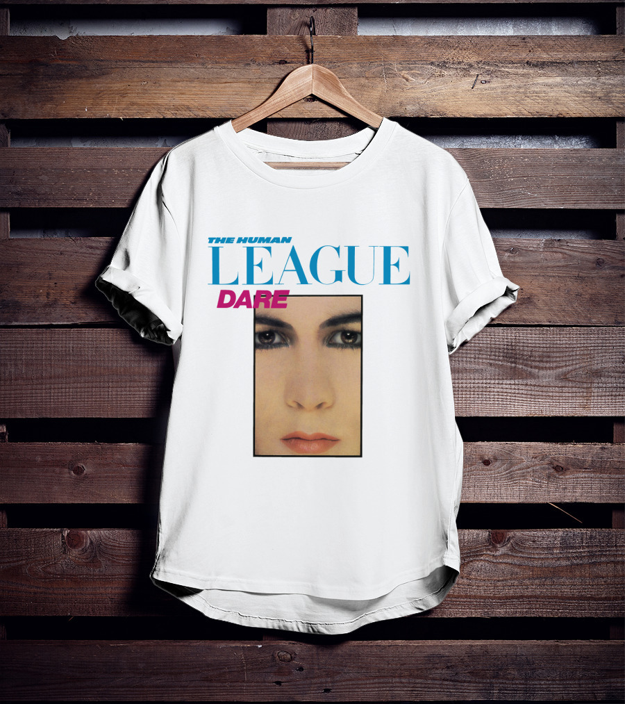 The Human League Dare Album Cover Art Face T-Shirt