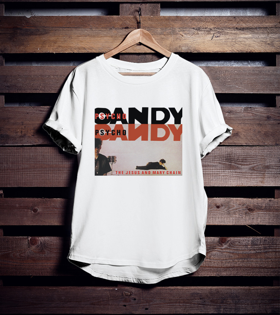 Psychocandy Album Cover The Jesus And Mary Chain T-Shirt