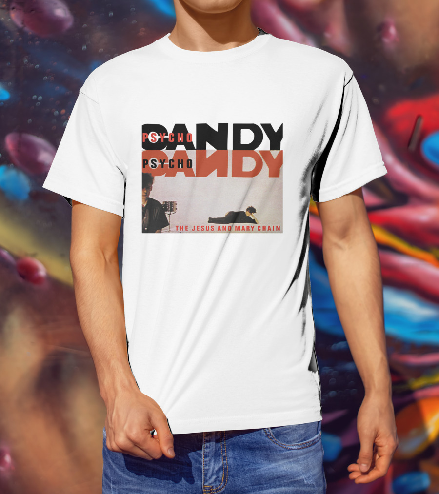Psychocandy Album Cover The Jesus And Mary Chain T-Shirt