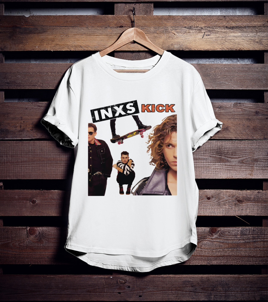 Inxs Kick Skateboard Punk Style T-Shirt