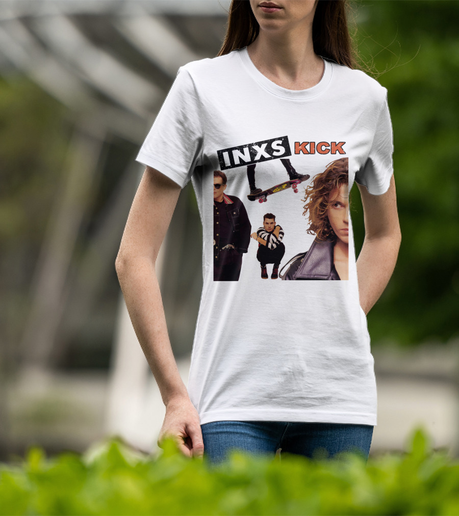 Inxs Kick Skateboard Punk Style T-Shirt