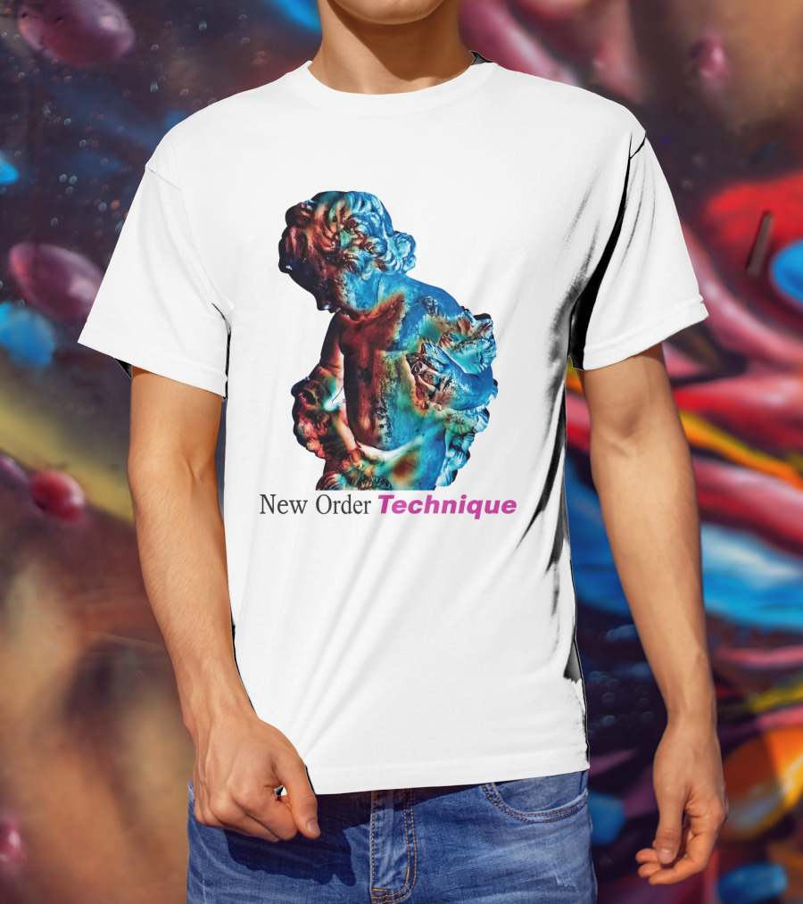 New Order Technique Album Sculpture T-Shirt