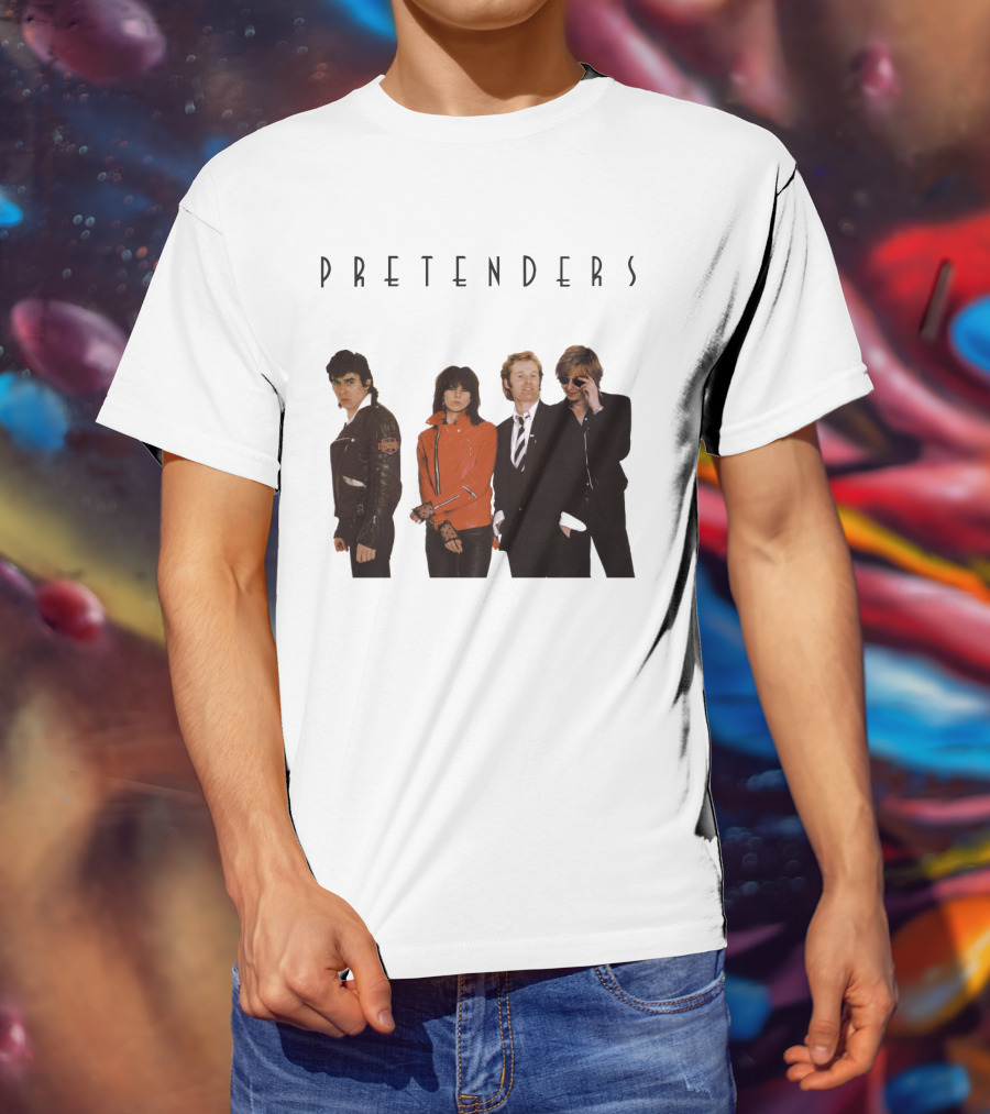 Pretenders Band Classic Album Cover Featuring Iconic Lineup T-Shirt