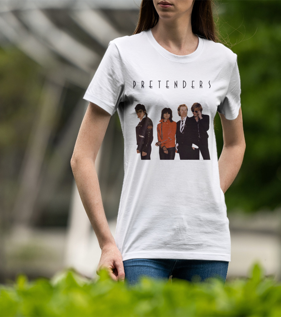 Pretenders Band Classic Album Cover Featuring Iconic Lineup T-Shirt