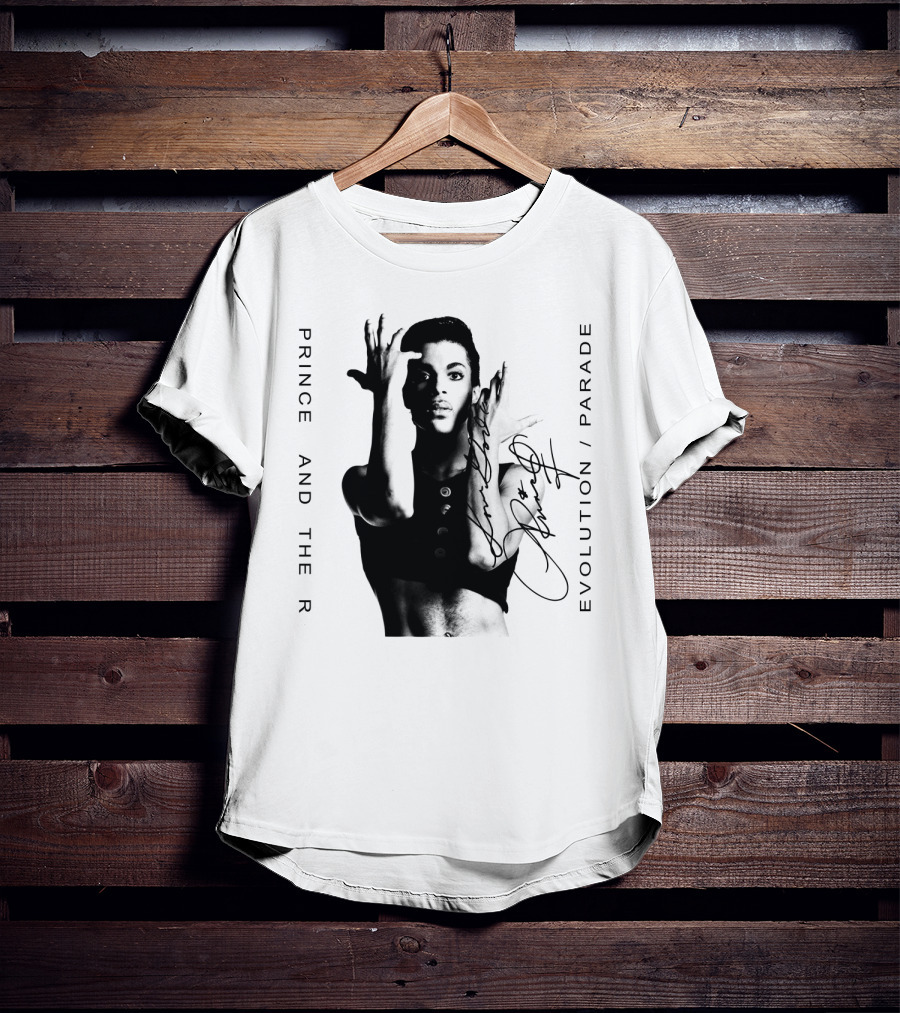 Prince And The Revolution Parade Signed Album Cover T-Shirt