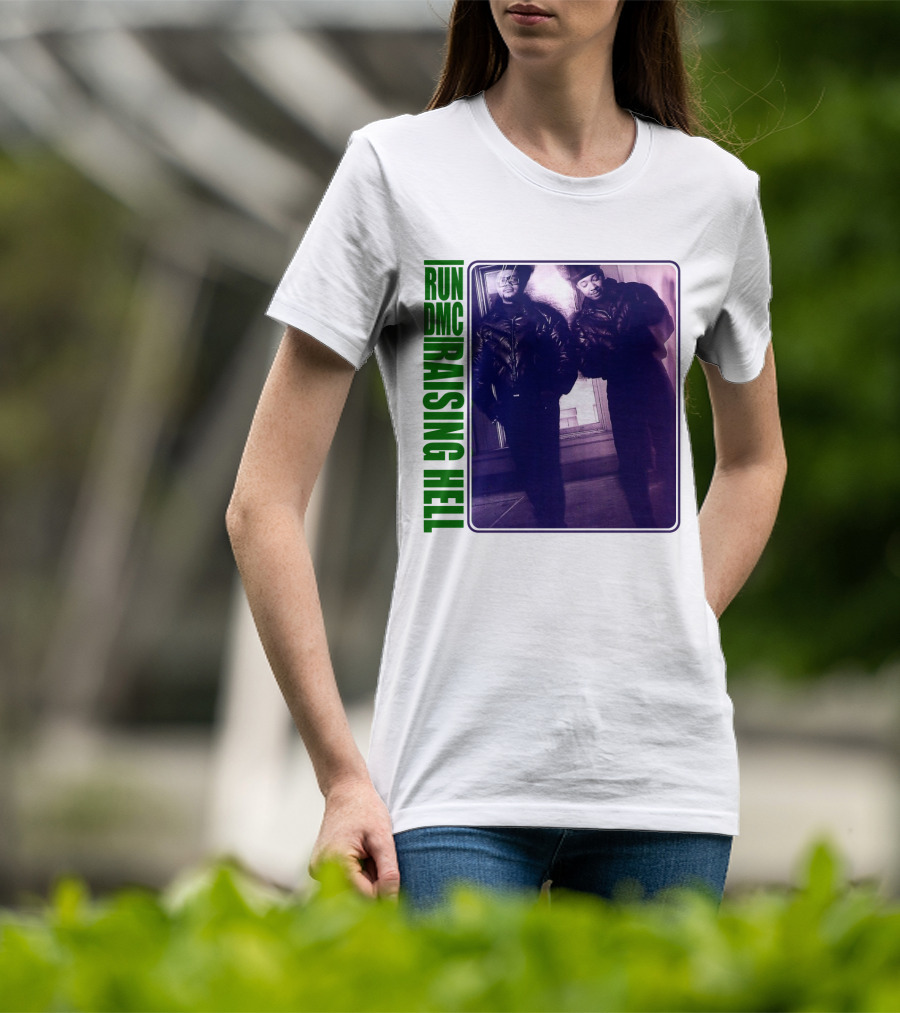 Run Dmc Raising Hell 1986 Music Album Hip Hop Legends T-Shirt