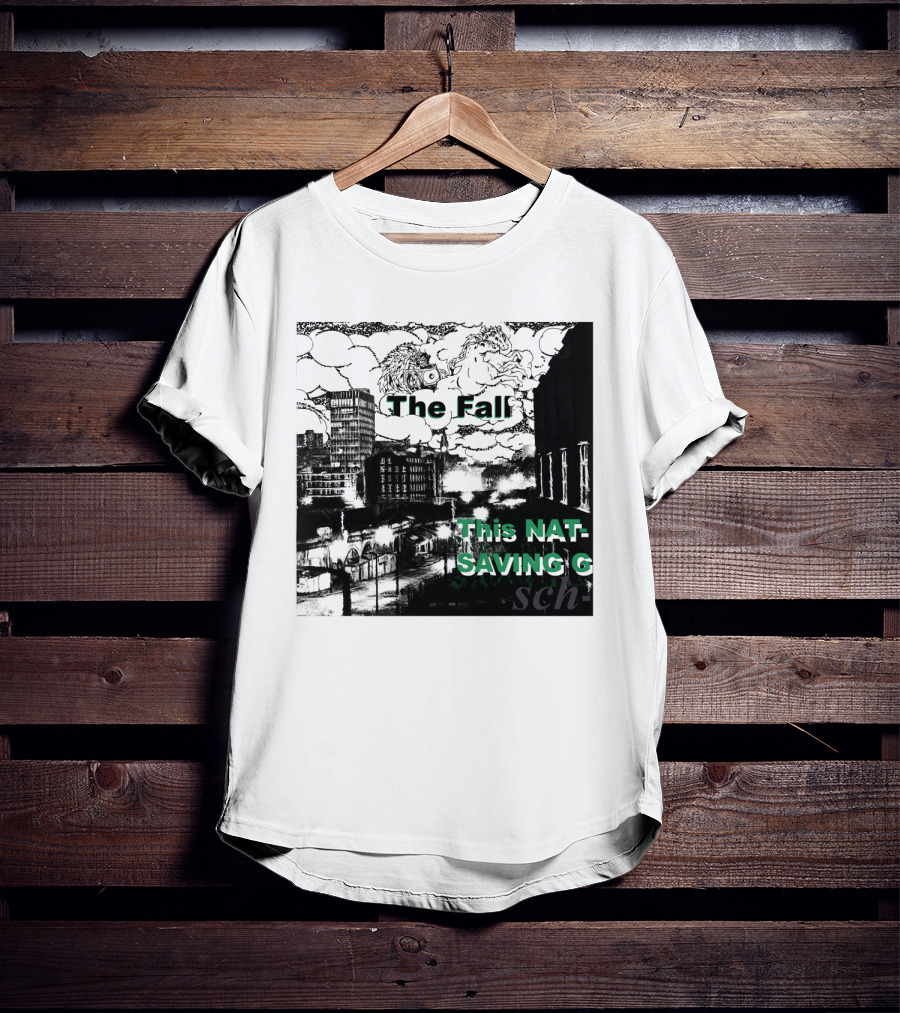 The Fall This Nation's Saving Grace Cityscape And Clouds T-Shirt