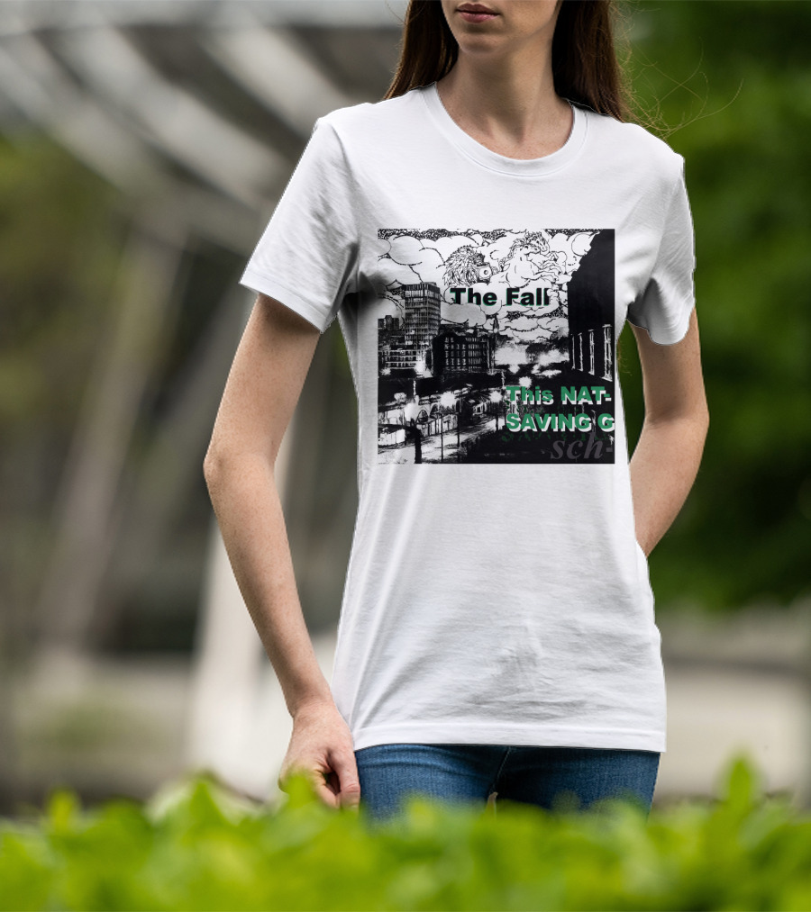 The Fall This Nation's Saving Grace Cityscape And Clouds T-Shirt