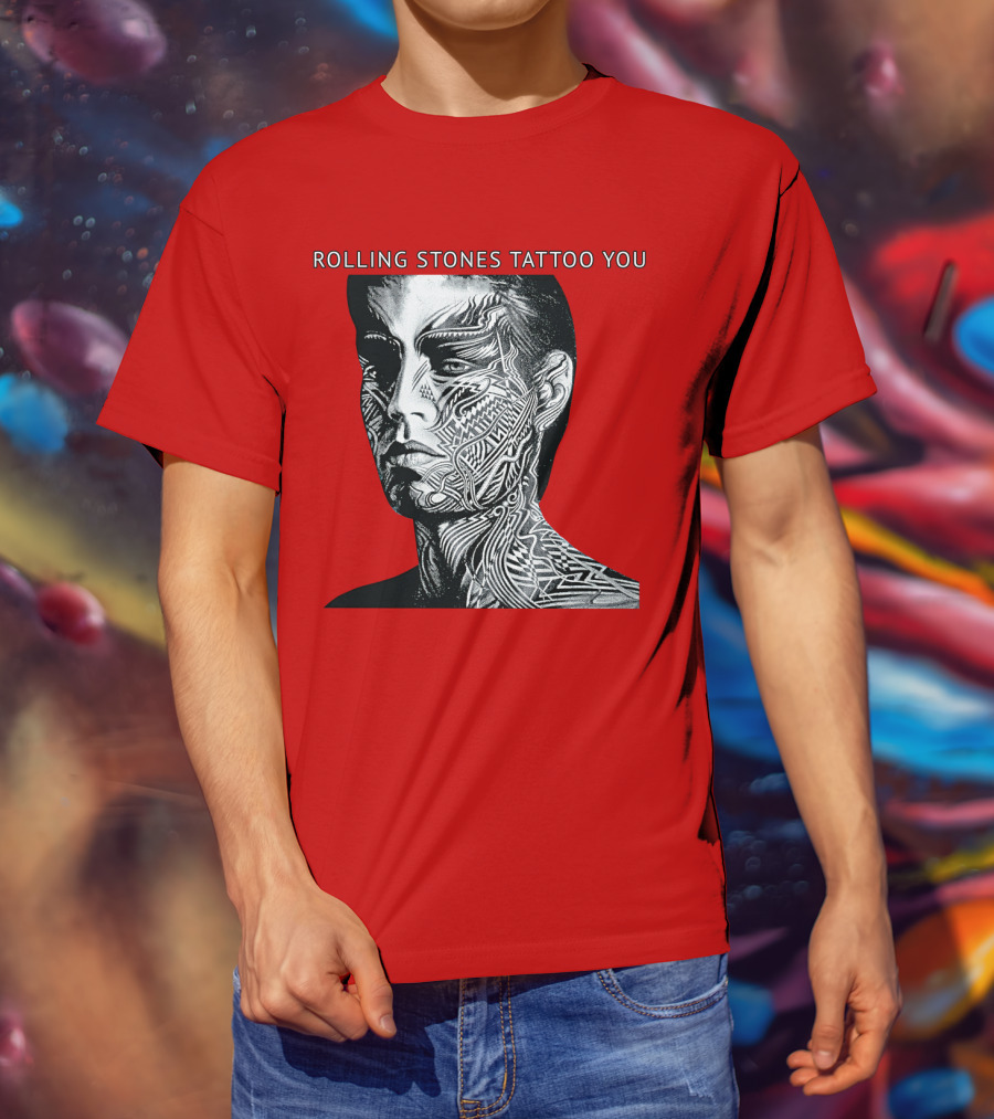 Rolling Stones Tattoo You Face Art T-Shirt
