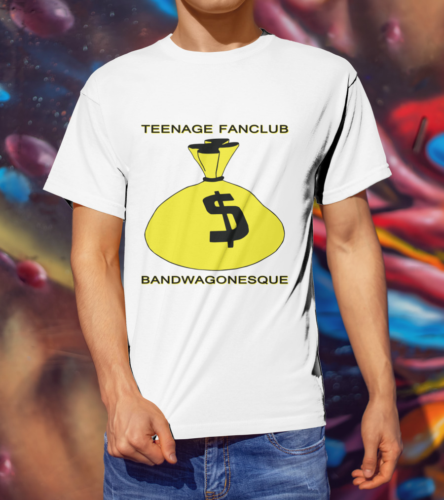 Teenage Fanclub Bandwagonesque Money Bag Icon With Dollar Sign T-Shirt