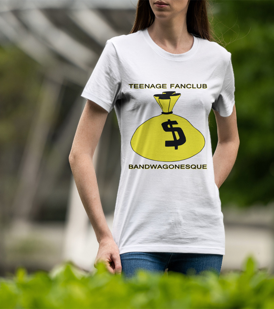 Teenage Fanclub Bandwagonesque Money Bag Icon With Dollar Sign T-Shirt
