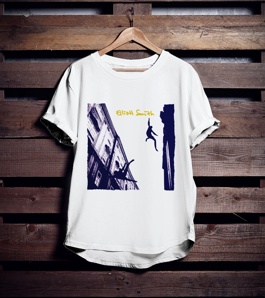Elliott Smith Leaping Figures Urban Scene T-Shirt