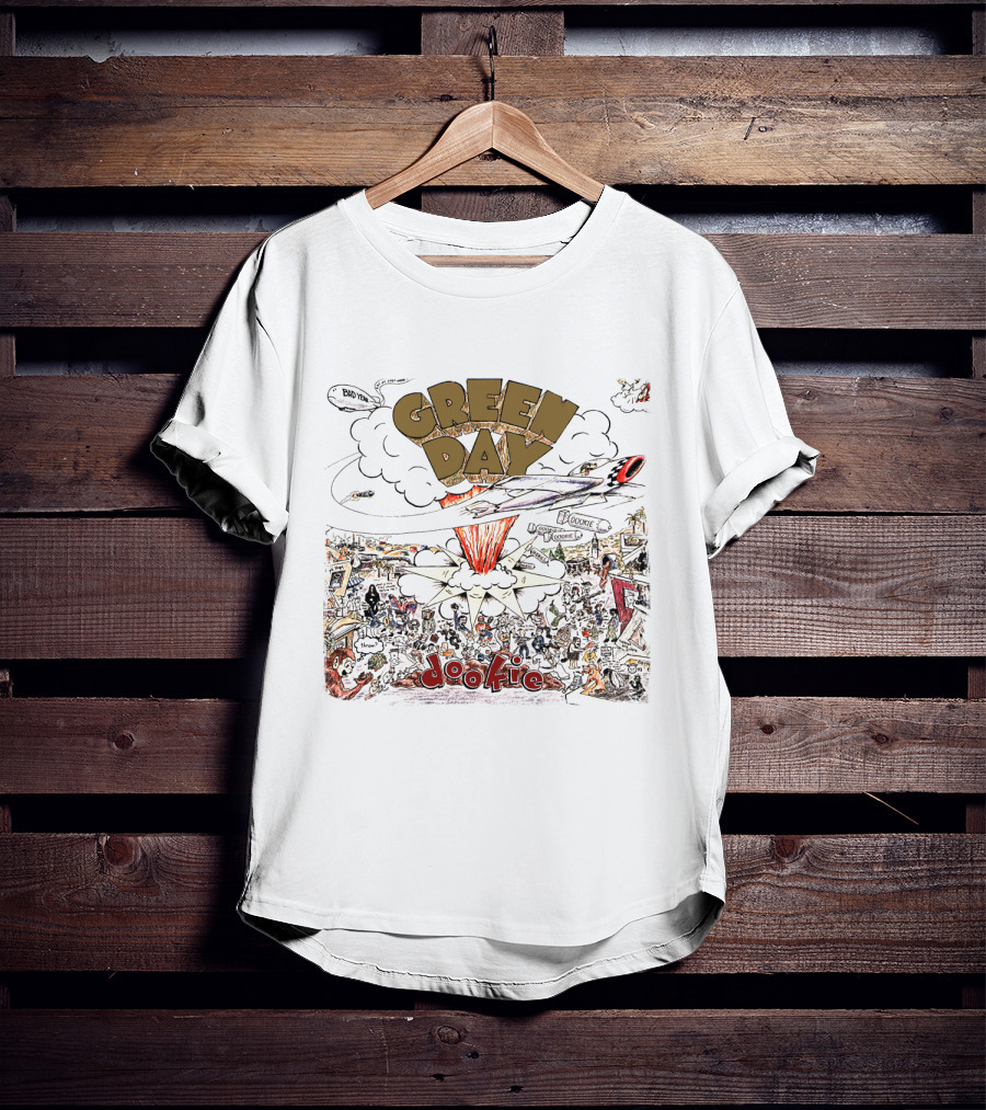 Green Day Dookie Album Cover Explosion T-Shirt