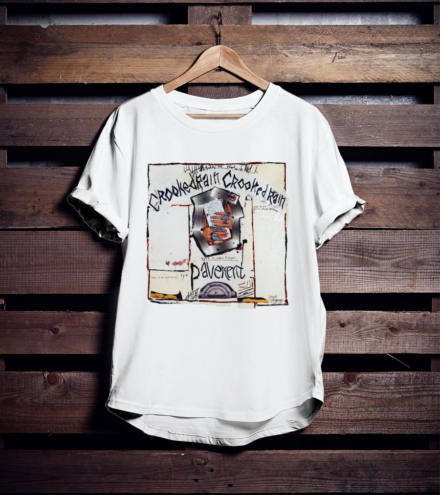 Pavement Crooked Rain Finger Cards T-Shirt