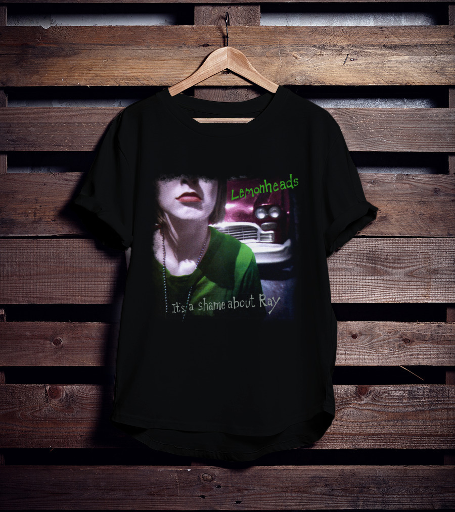 Lemonheads It's A Shame About Ray Album Cover With Green Shirt And Vintage Car T-Shirt